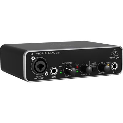 UMC22 2x2 Ev Stüdyosu için Midas Mikrofon PreAmfi Ses Kartı - 3