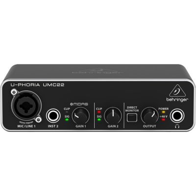 UMC22 2x2 Ev Stüdyosu için Midas Mikrofon PreAmfi Ses Kartı - 4