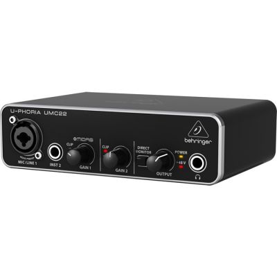 UMC22 2x2 Ev Stüdyosu için Midas Mikrofon PreAmfi Ses Kartı - 5