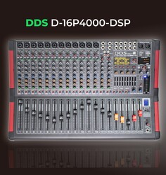 D16 P4000 DSP 4000 Watt 16 Kanal Power Mikser - DDS