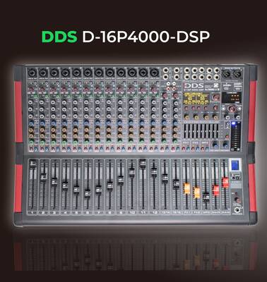 D16 P4000 DSP 4000 Watt 16 Kanal Power Mikser - 1