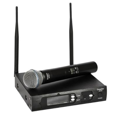DM-600H Profesyonel Tek El Telsiz Mikrofon Çift Anten 6x16 Kanal Dijital - 1