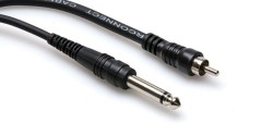 1/4'' TS (M) - RCA (M) Balanssız kablo 3 mt (Erkek) CPR-110 - 1