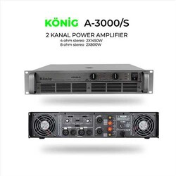 A-3000/S İki Kanal Power Amlifier - 1