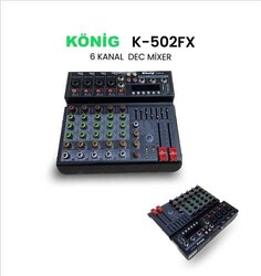 K-502 FX 6 Kanal Dec Mixer - König