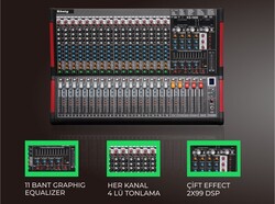 KS-1600 16 Kanal Deck Mikser - 1