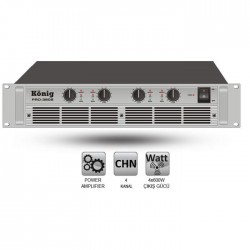 PRO-3608/S Dört Kanal Power Amplifier - 1