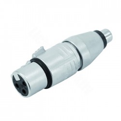 NA2FPMF Dişi XLR Konnektör ü RCA Konnektör e Çeviren Jak Dönüştürücü - 2