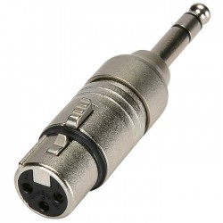 NA3FP Dişi XLR Konnektör ü Stereo Jak a Çeviren Jak Dönüştürücü - 2