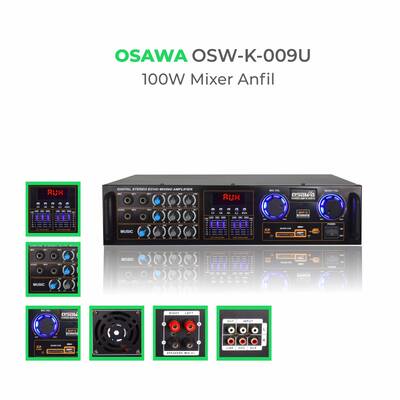 K-009U 100W Stereo Mixer Anfi - 1