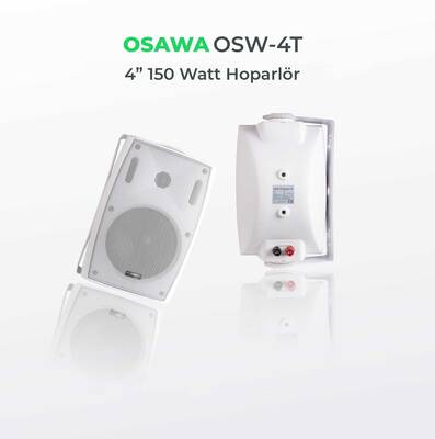 OSW-4T BEYAZ SÜTUN HOPARLÖR - 1