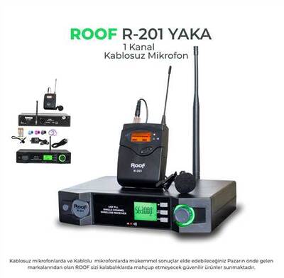 R 201 YAKA UHF Wireless Telsiz Yaka Mikrofonu - 2