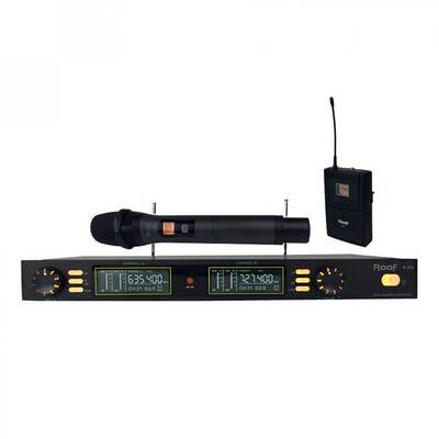R 202 E-Y İki Kanal UHF Telsiz Mikrofon - 2