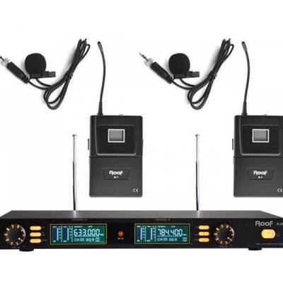 R 202 Y-Y İki Kanal UHF Telsiz Mikrofon - 1