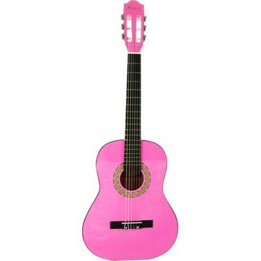 CG851P 4/4 Klasik Gitar (Pembe) - 1