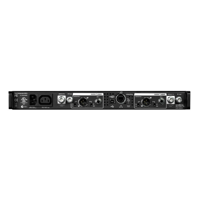 Shure UR4D+ Çift Kanal Kablosuz Mikrofon Alıcısı En iyi Fiyat