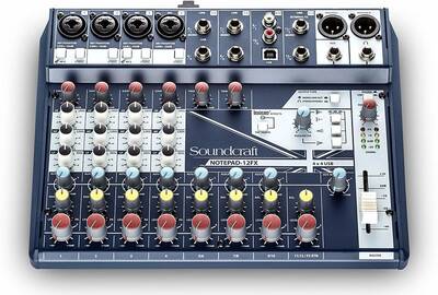 Notepad 12FX 12 Kanal Effektli Analog USB Mixer - 1