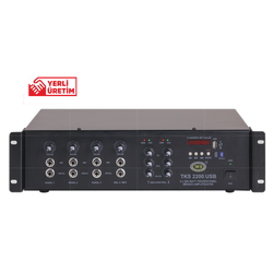 TKS 2200 USB MİKSERLİ AMPLİFİKATÖRLER - 1