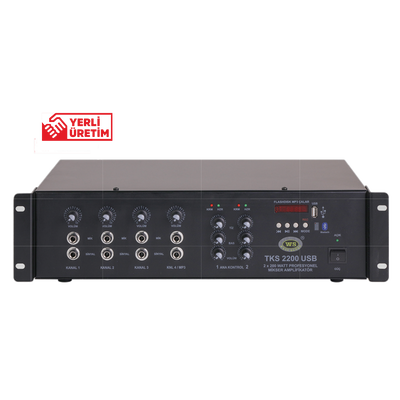 TKS 2200 USB MİKSERLİ AMPLİFİKATÖRLER - 1