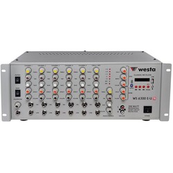 WS-6300-E-U-TR 6 Kanal 300 Watt 100V Anfi Mikser - 1